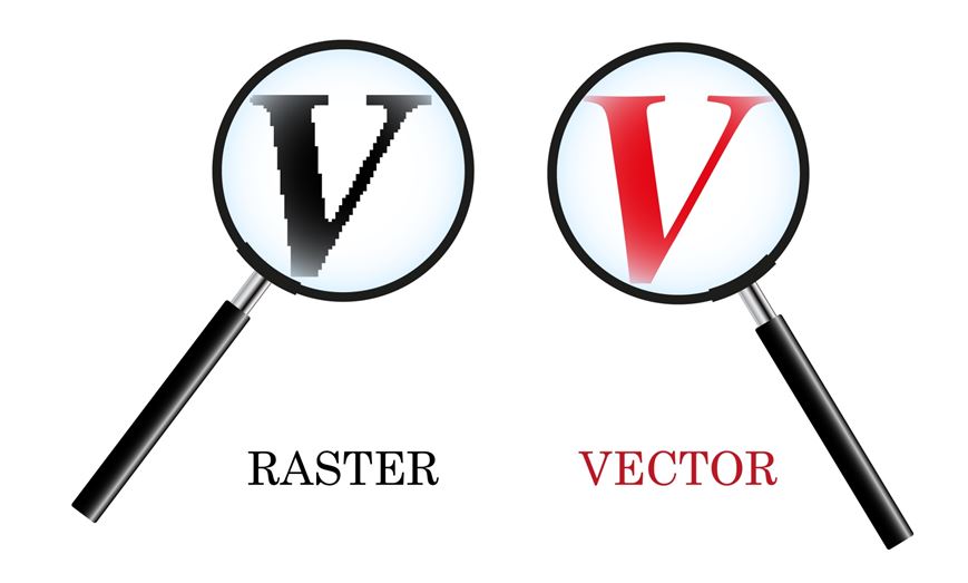 The difference between a vector and a raster file..jpg