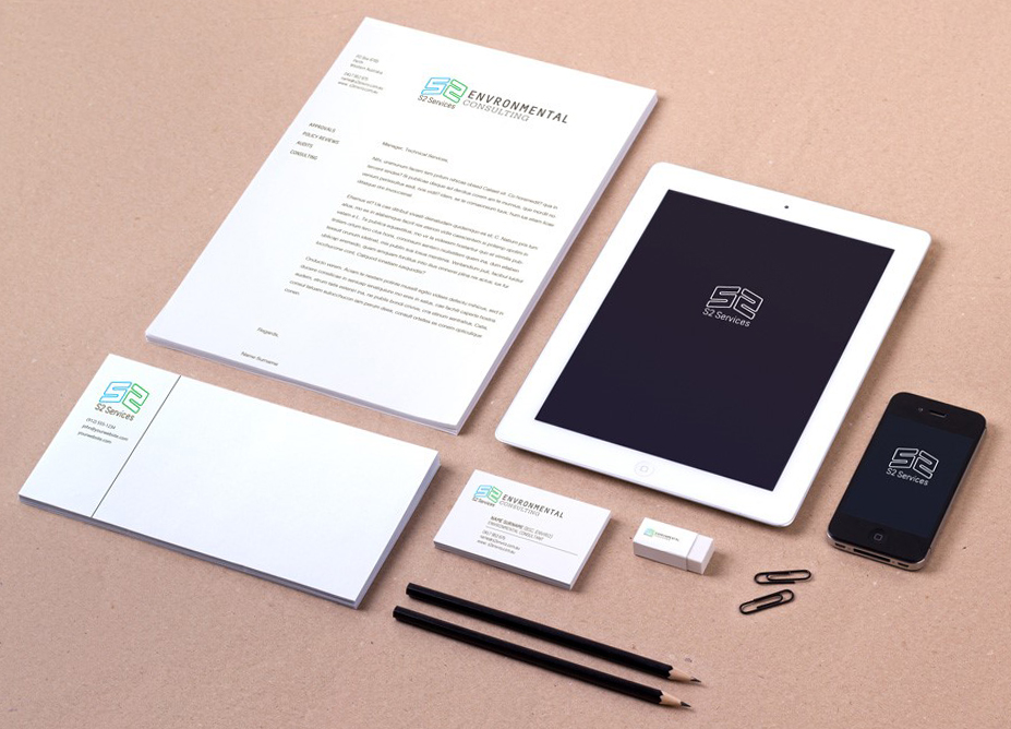 A range of business stationery that includes letterhead, business cards, with compliments slips and promotional material. Print services West Perth and Subiaco