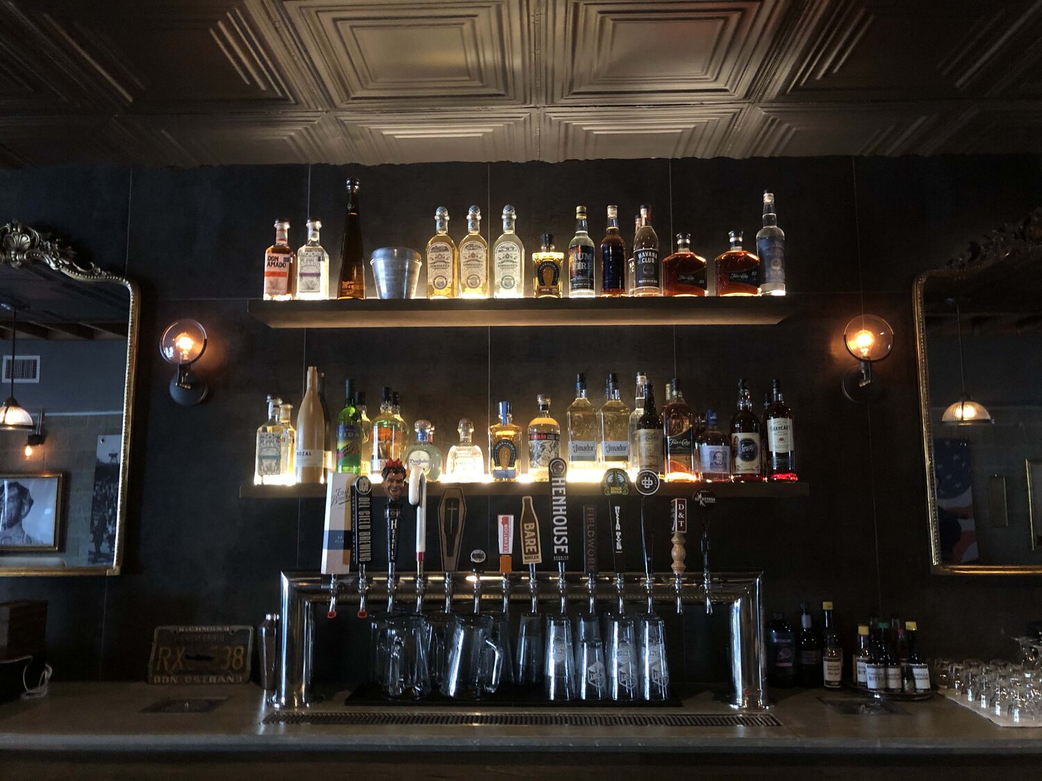 The Factory Bar's full menu — Bar