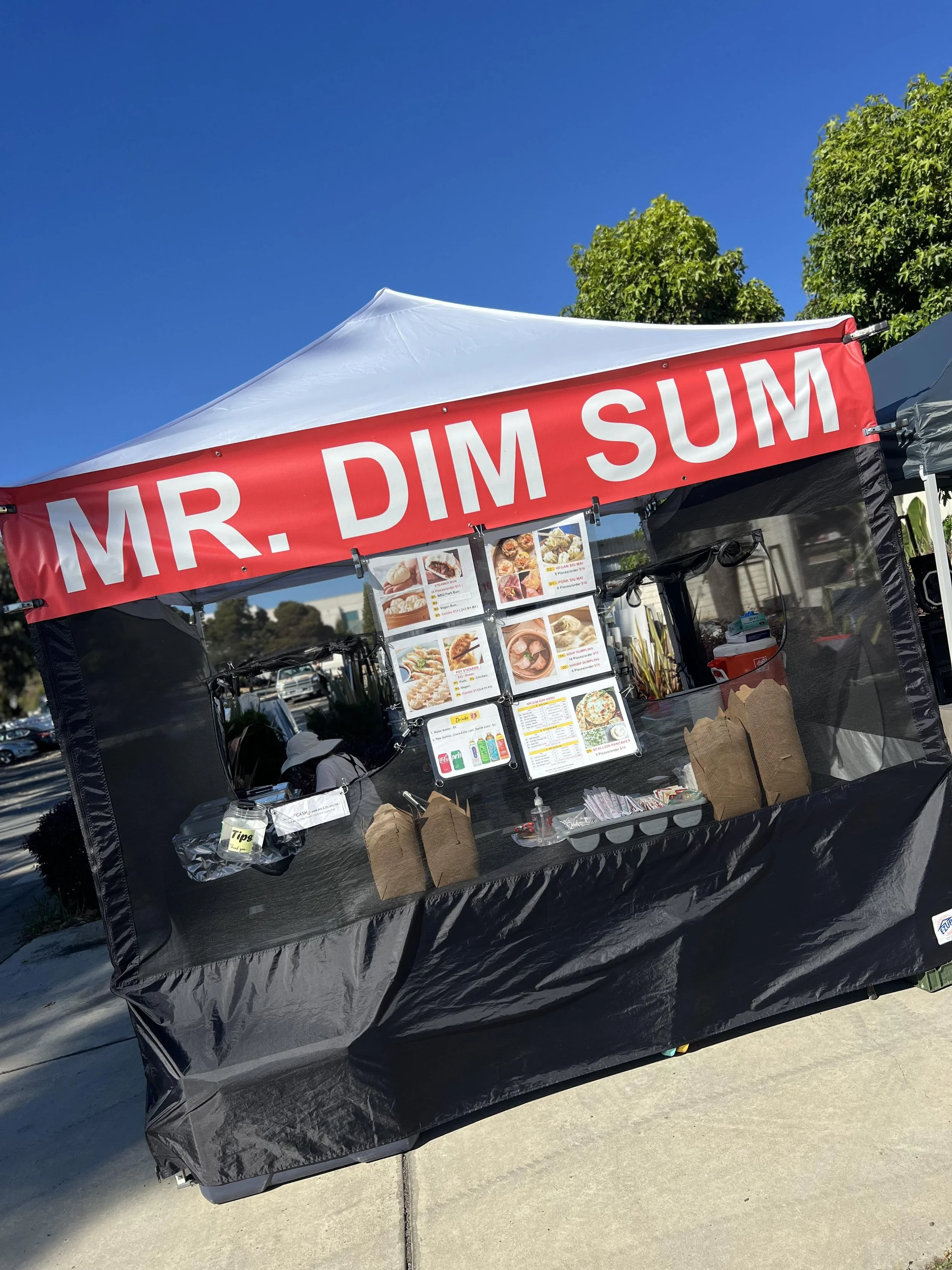 Mr. Dim Sum in the Patio at The Factory Bar