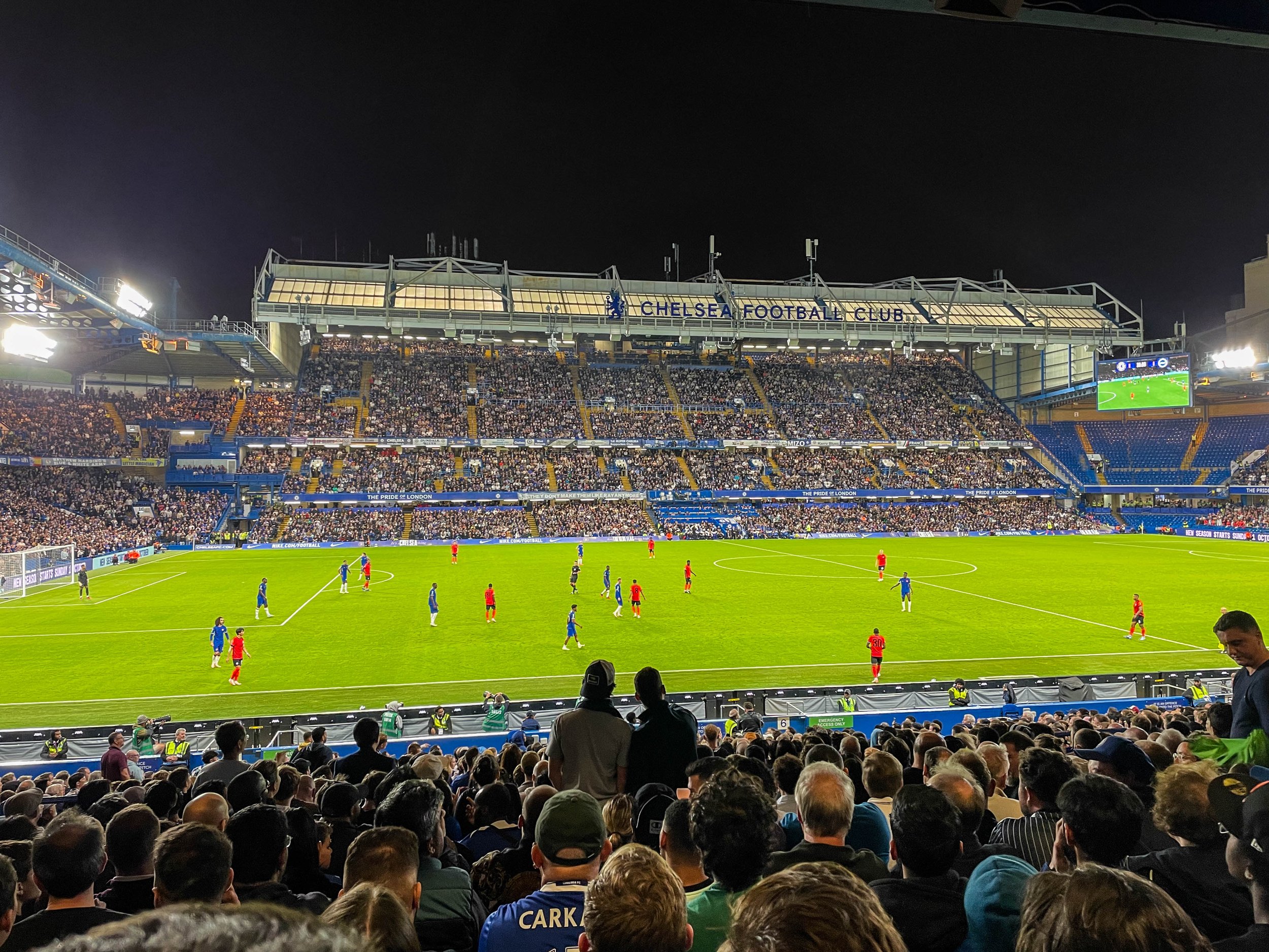 Peter Sees Chelsea v. Brighton in EFL Cup @Stamford Bridge (London