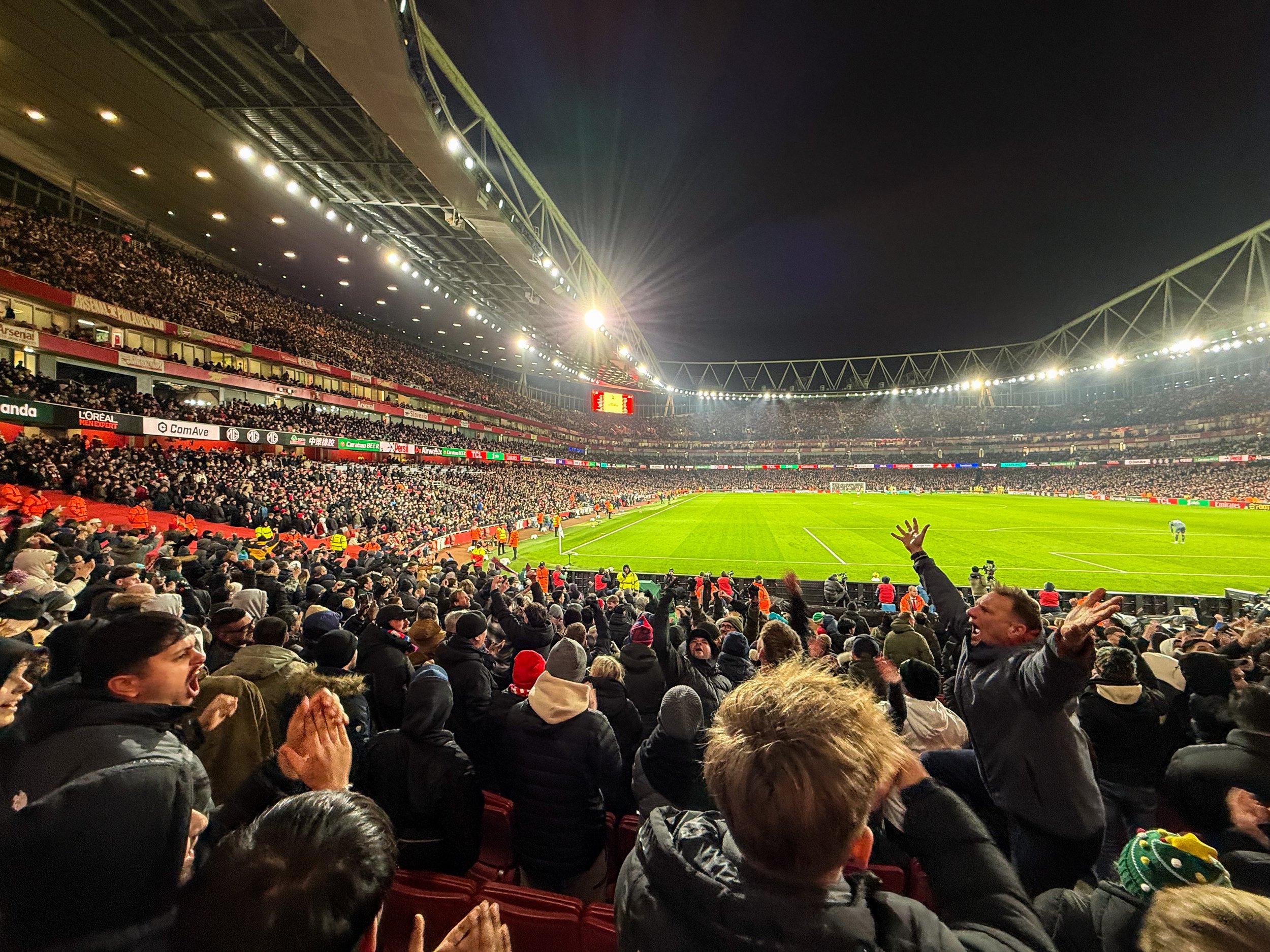 Peter's First Live Penalty Shoot-Out: Arsenal v. Crystal Palace @Emirates @Christmas!