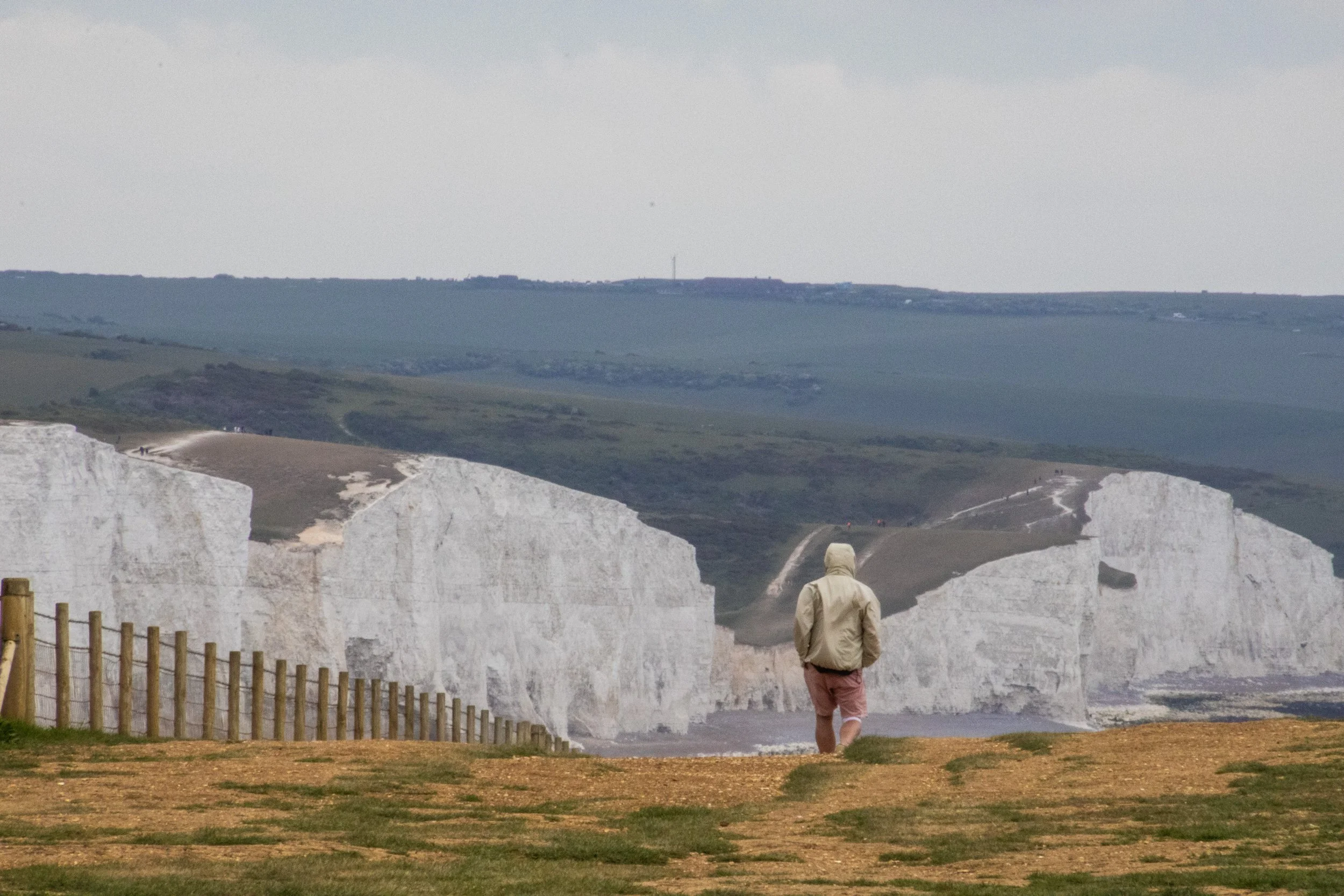 Peter Hikes the White Cliffs of Seven Sisters (South Coast of England)