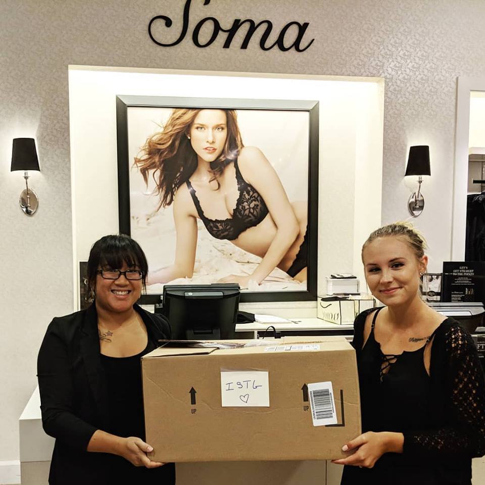 Soma store collecting donations
