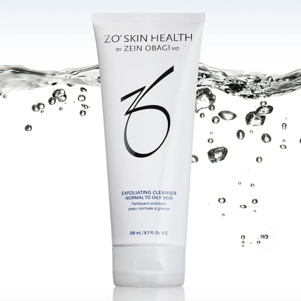 zo skin health by zein obagi exfoliating cleanser normal to oily skin