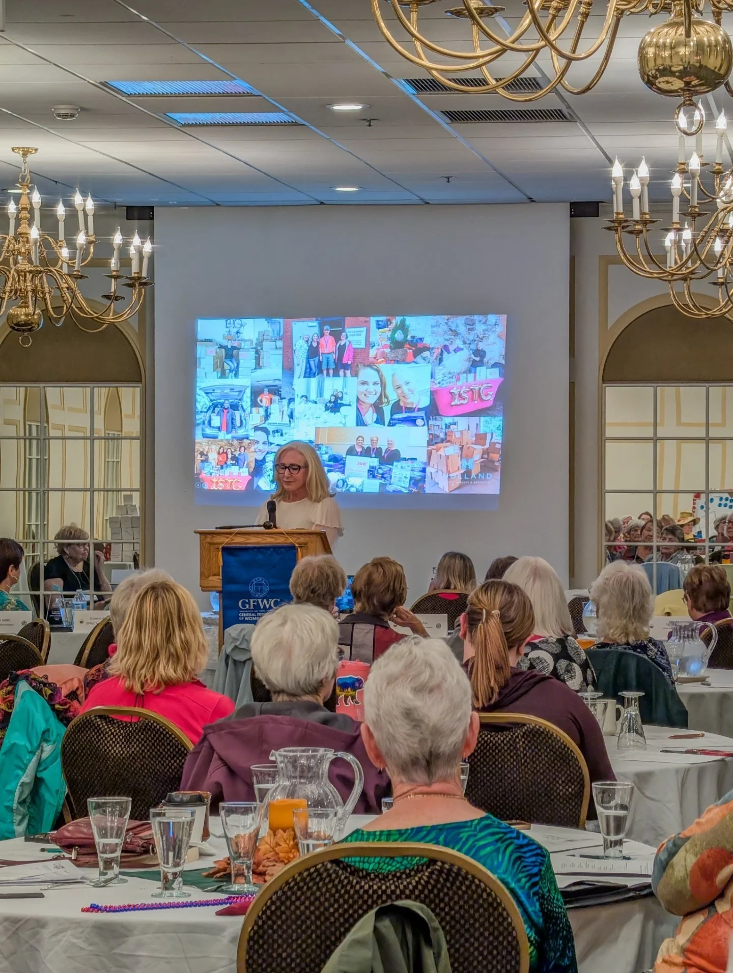 Dr. Holland was honored to speak at the annual General Federation of Women&rsquo;s Clubs meeting this afternoon to share about a program so close to our hearts&mdash;I Support the Girls. 💙 Since opening our doors in 2017, HPS has proudly served as t