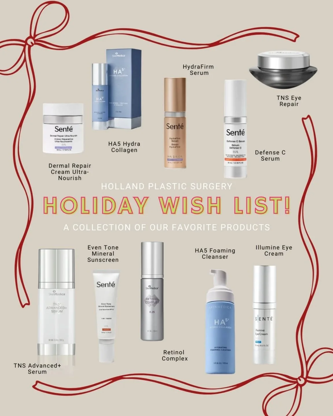 There is still time to shop our top skincare favorites in-office or online. Give the gift of radiant and healthy skin this season. 

Need help? Our team is always here to guide you and gift certificates are available too! 🎁