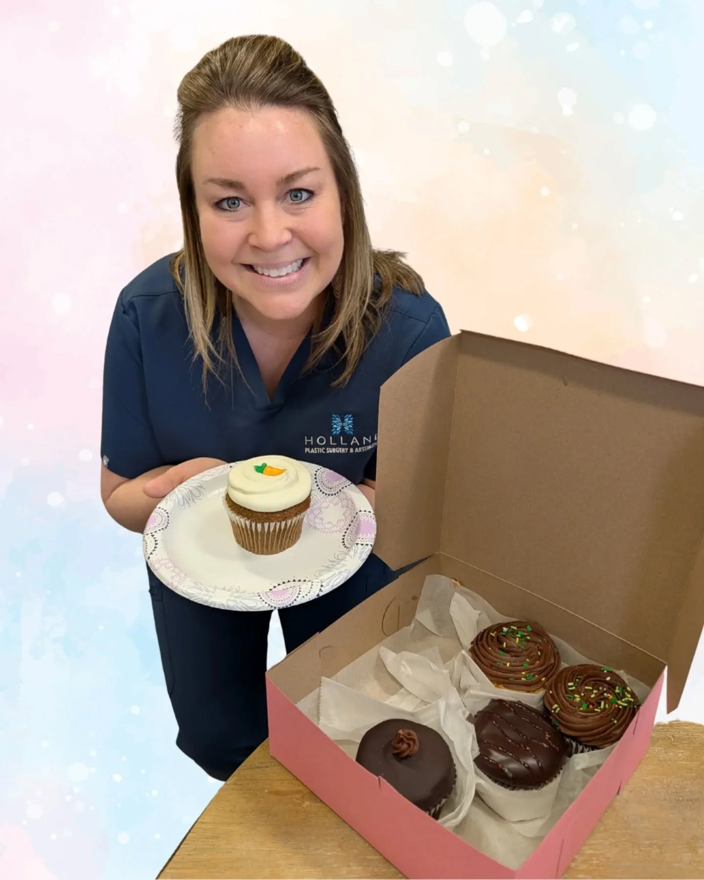 We celebrated Hope's birthday today the best way we know how...with cupcakes! 🧁