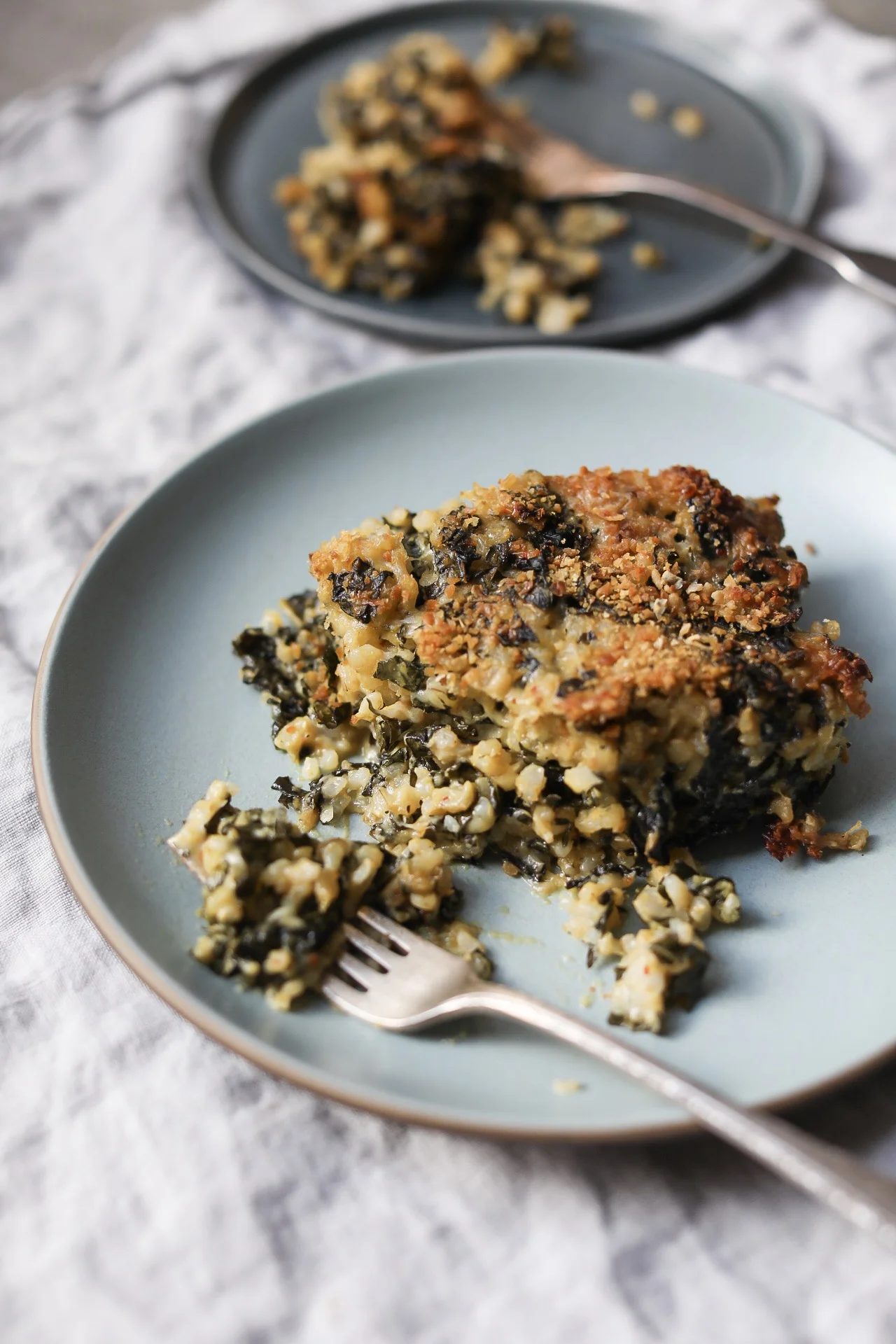 Kale and Brown Rice Gratin — FEED THE SWIMMERS