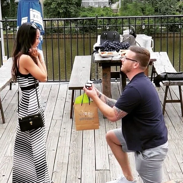 Wishing a big congratulations to the newly engaged! @jennifergracee @jaydeelulz