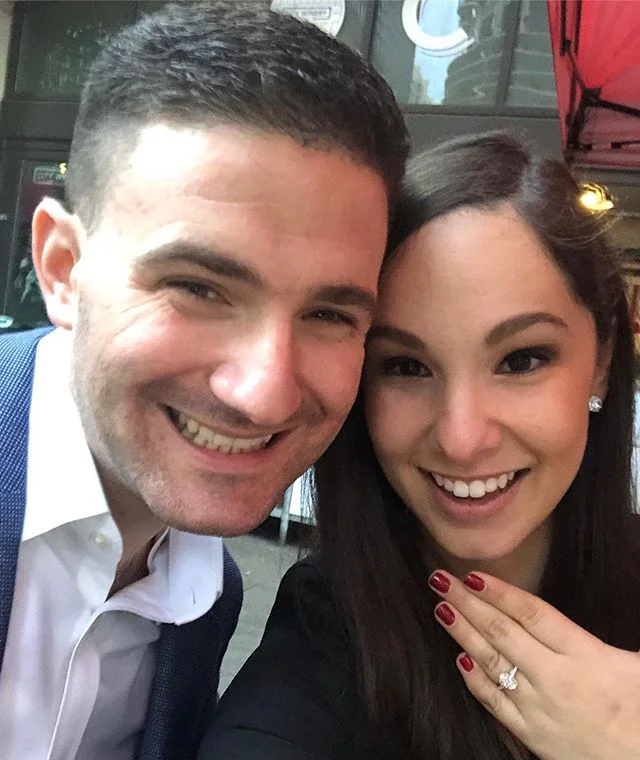 And another one! A huge congratulations to Sam and Jenna on their engagement!!! #LiebrossJewelry @samcarmell @jennacantor