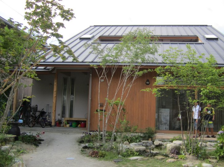 100mm以上の雨をためる性能を持つ住宅