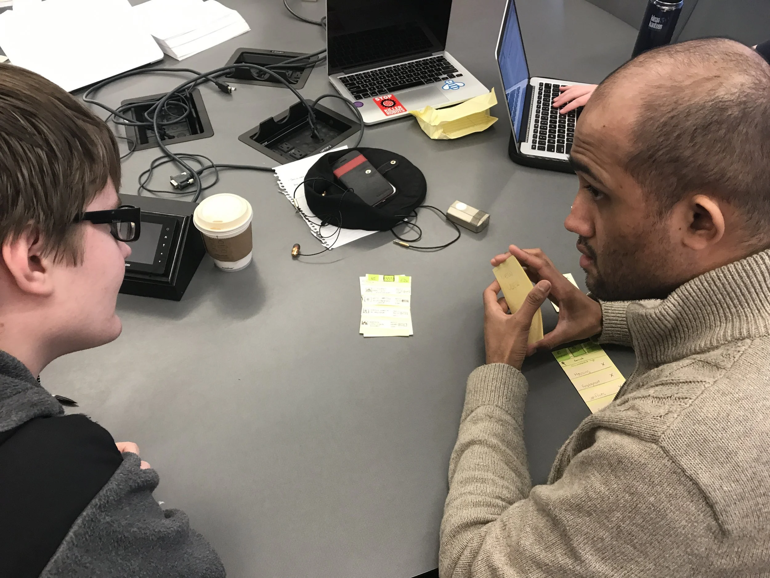 Conducting a usability test