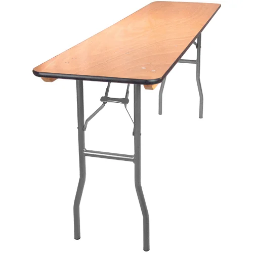 8' WOODEN CONFERENCE TABLE
