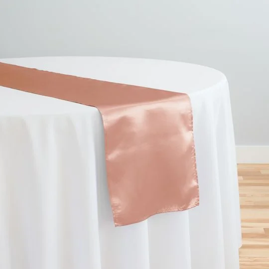 14 X 108 IN. SATIN TABLE RUNNER PEACH .jpg
