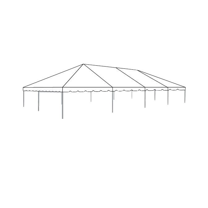 30' x 100' Frame Tent - White — Box K Events