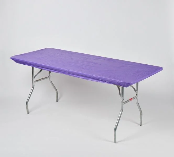 Rectangle Plastic Fitted Table Coveres