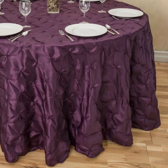 102 IN. ROUND PINWHEEL TABLECLOTH EGGPLANT.jpg