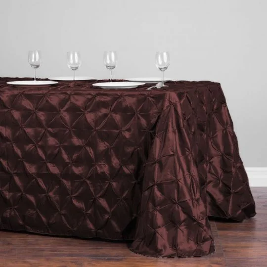 90 X 156 IN. RECTANGULAR PINWHEEL TABLECLOTH CHOCOLATE.jpg