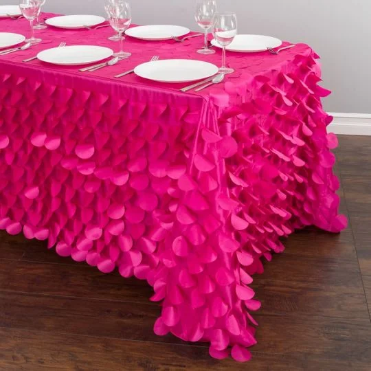 90 X 156 IN. RECTANGULAR PETAL TABLECLOTH FUCHSIA .jpg