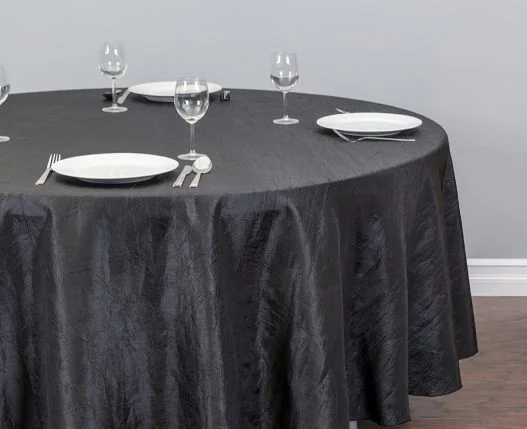 106 IN. ROUND CRINKLE TAFFETA TABLECLOTH BLACK.jpg