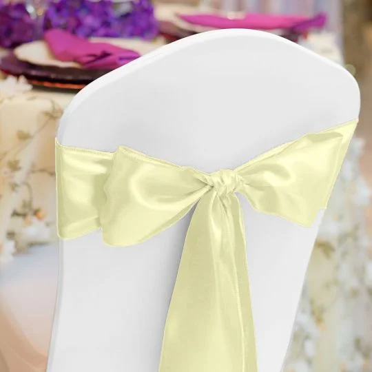 Green Tea of Satin Chair Sash