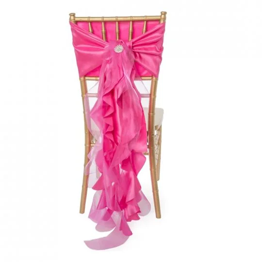 CURLY WILLOW TAFFETA CHAIR SASH FUCHSIA.jpg