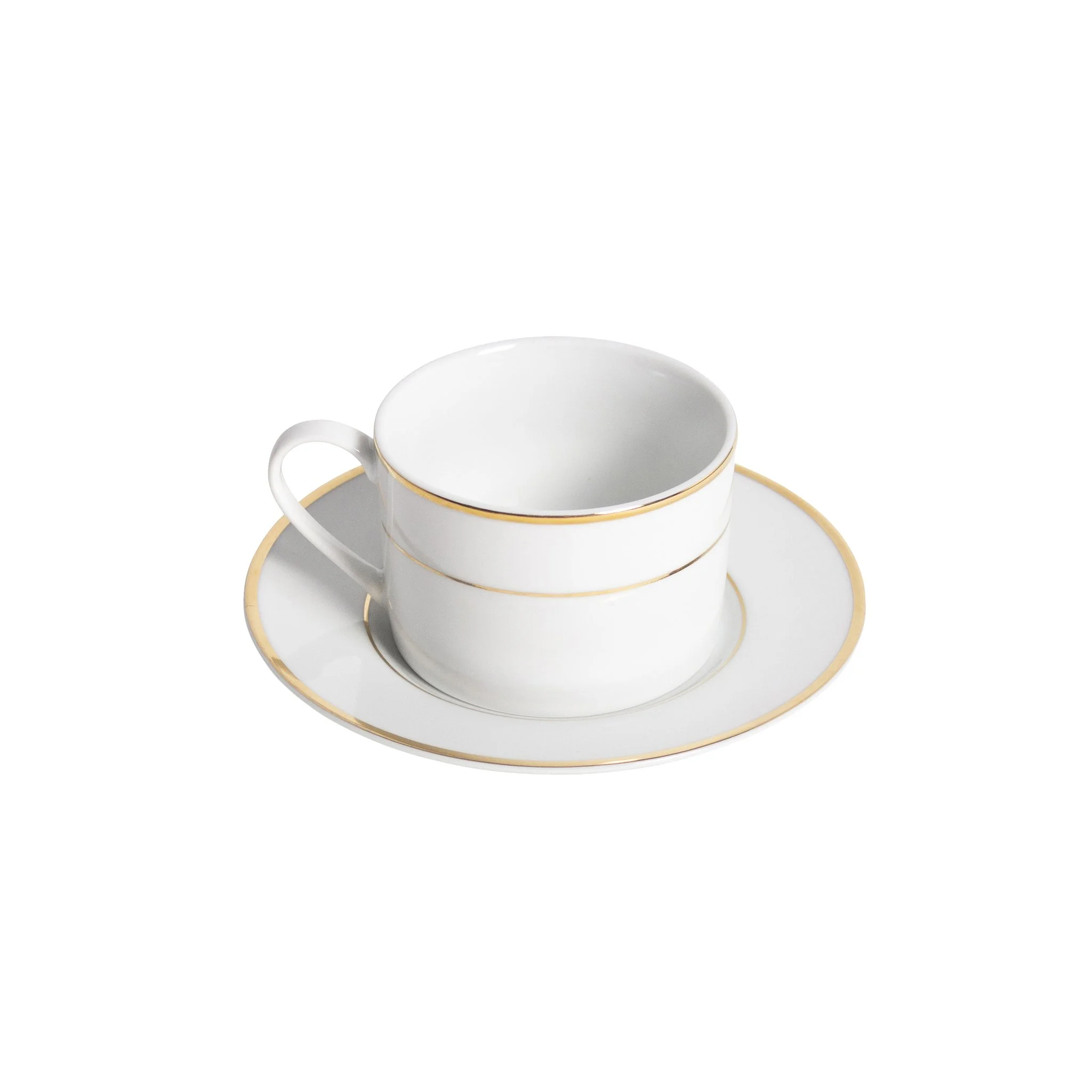Double Gold Band 8oz Short Cup 
