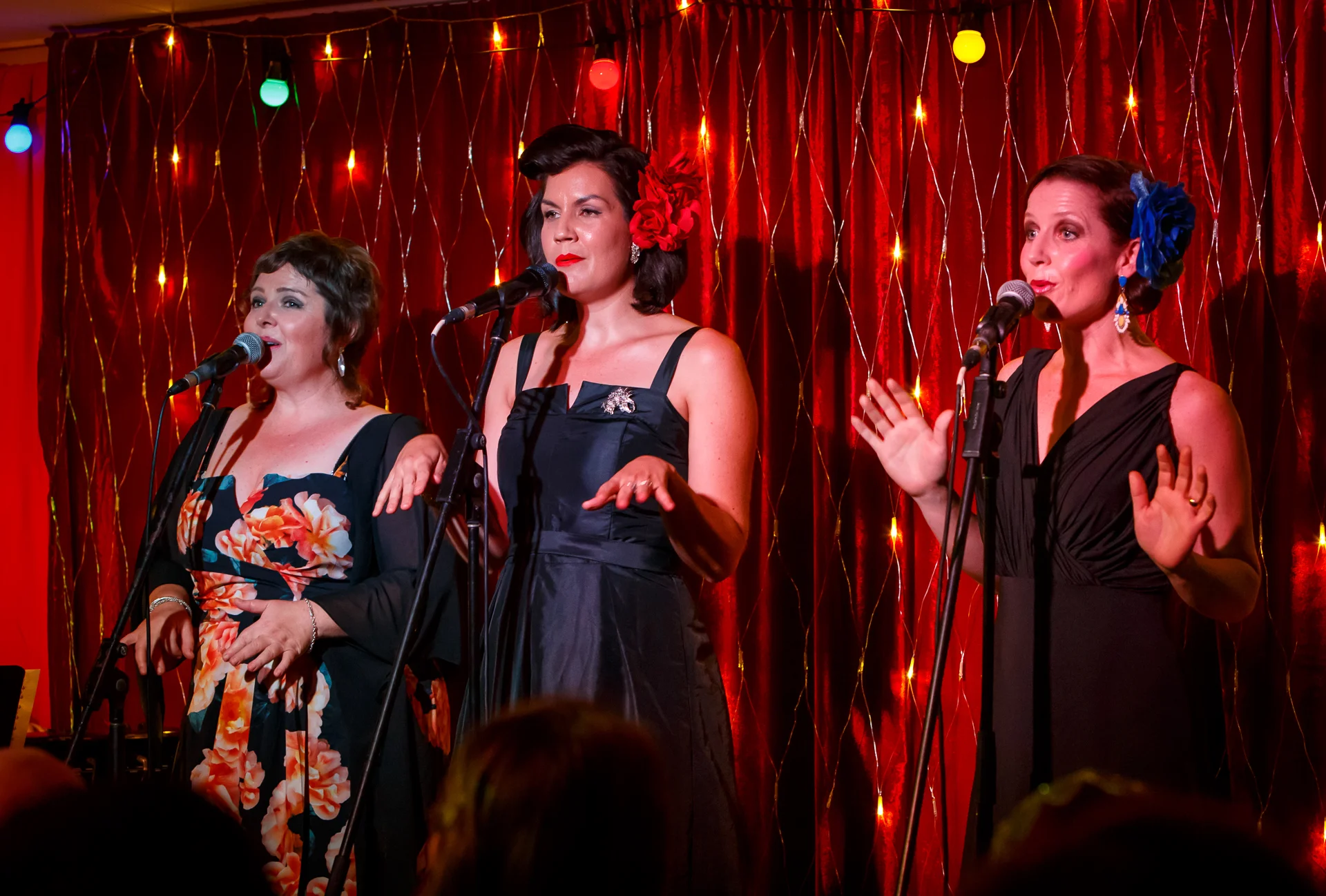 Pictured (L to R): Miss Laine, Alicia Cush, and Zoe Georgakis-Ray. Picture Credit: Geoff Lawrence , Creative Futures Photography .