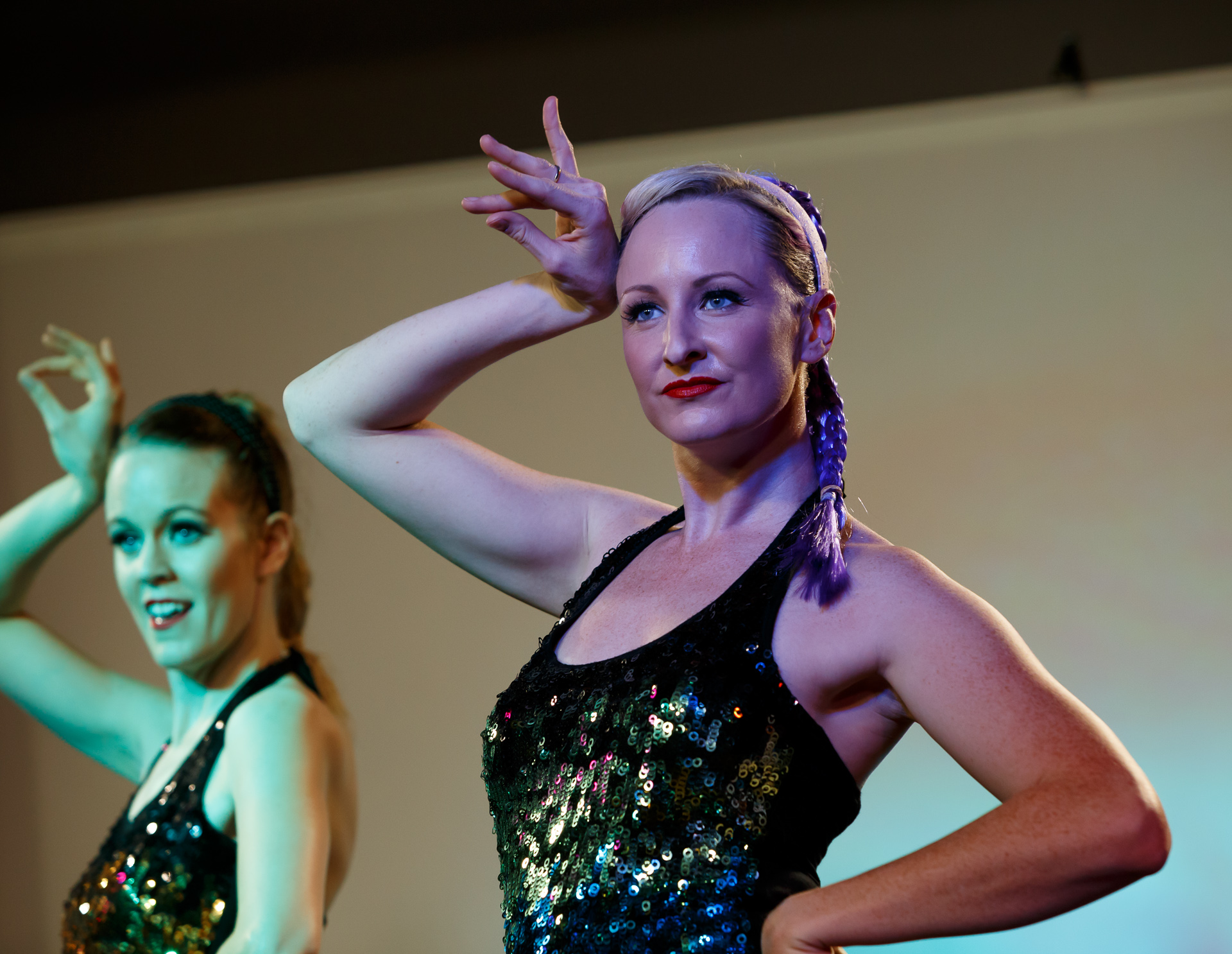 Pictured: Maureen Bowra (background) and Jenny Usher (featured). Picture Credit: Geoff Lawrence, Creative Futures Photography.