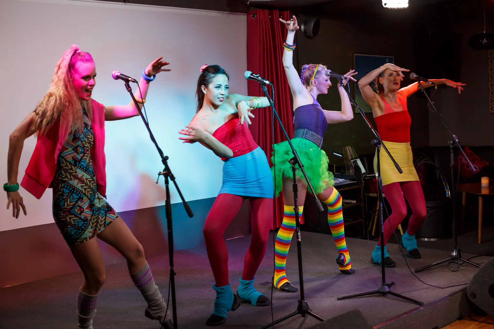 Pictured (LtoR): Maureen Bowra, Natalie Renouf, Jenny Usher, and Anna Welch. Picture Credit: Geoff Lawrence, Creative Futures Photography.