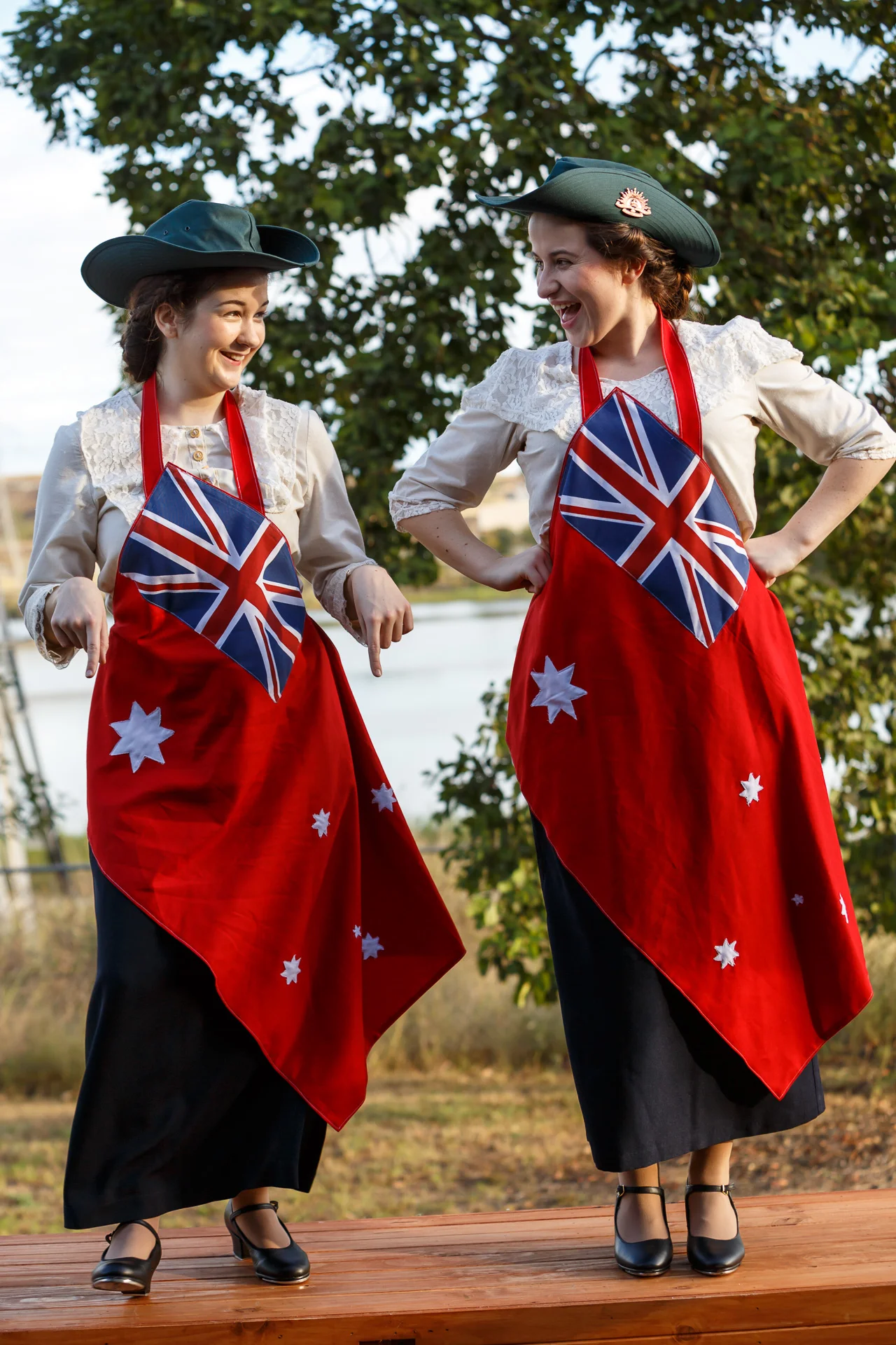 Pictured: Samantha Bull (left) and Aimee Duroux (right). Picture Credit: Geoff Lawrence, Creative Futures Photography.