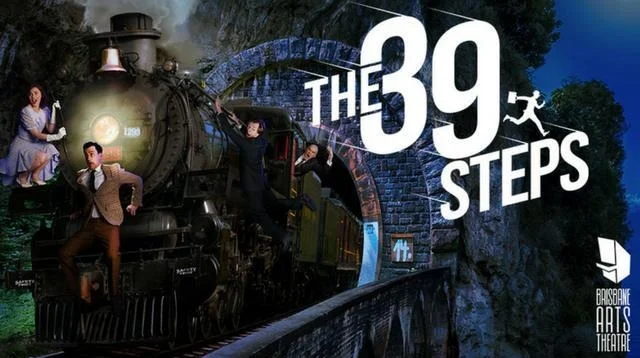 Picture: Brisbane Arts Theatre Poster, The 39 Steps (Graphic Design: Sean Dowling. Production Photography: Kris Anderson).