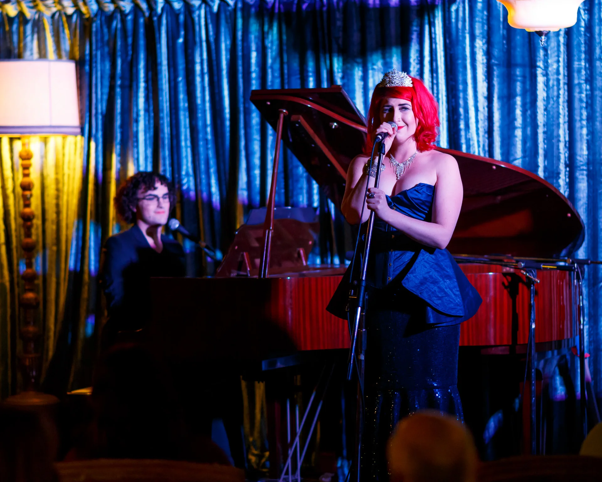 Pictured: Luke Volker (Piano) and Bethan Ellsmore. Picture credit: Geoff Lawrence, Creative Futures Photography