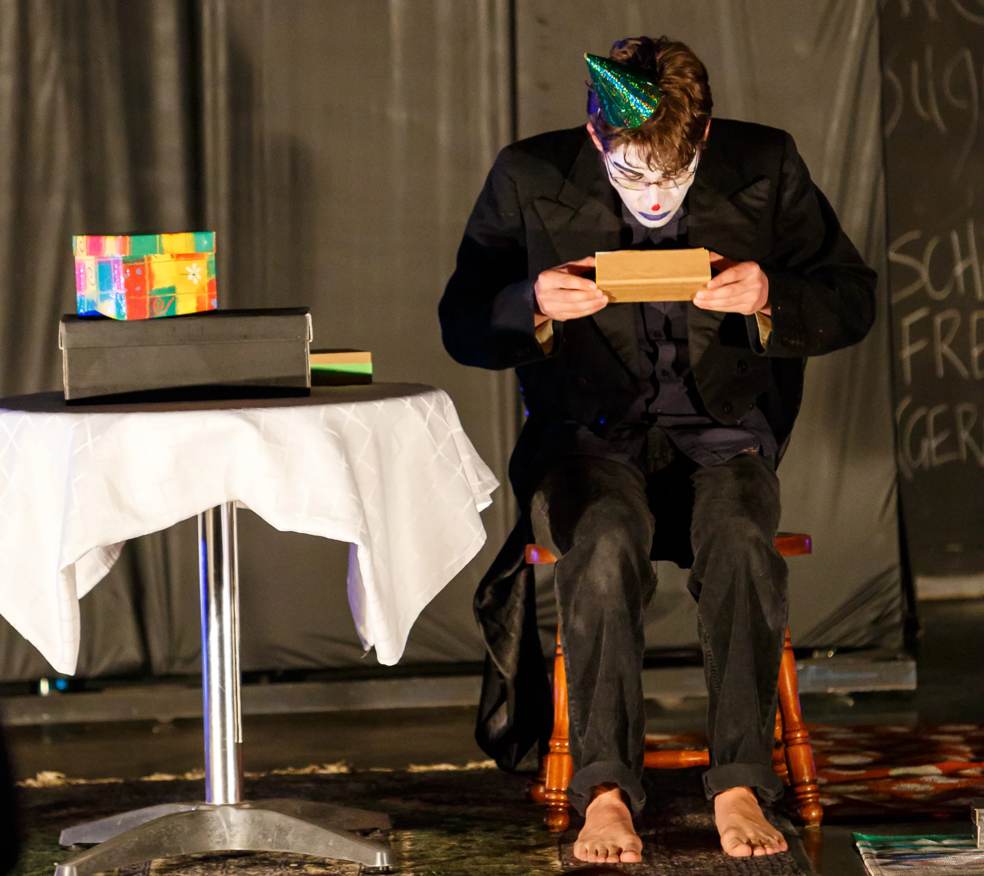 Pictured: Ty Fitzsimons in Hiraeth . Picture credit: Geoff Lawrence, Creative Futures Photography.