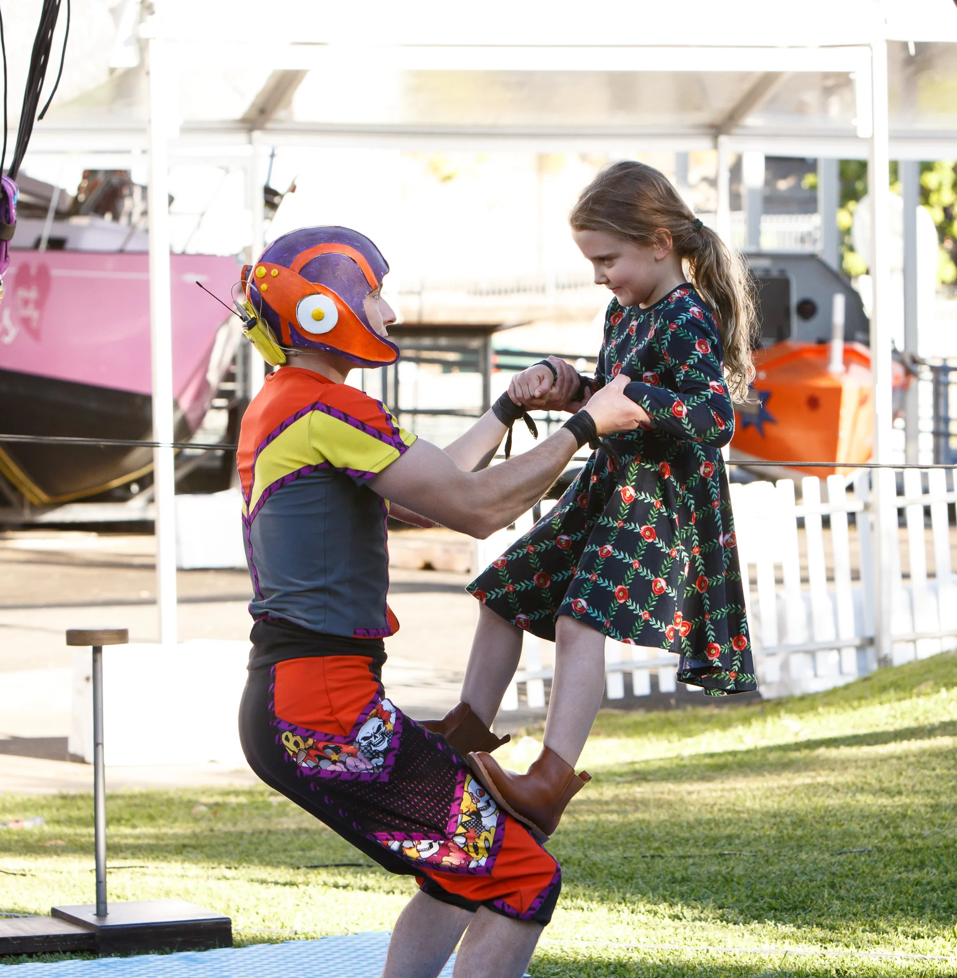 Pictured: Reece Cooper (L) and Rose. Picture Credit: Geoff Lawrence, Creative Futures Photography .