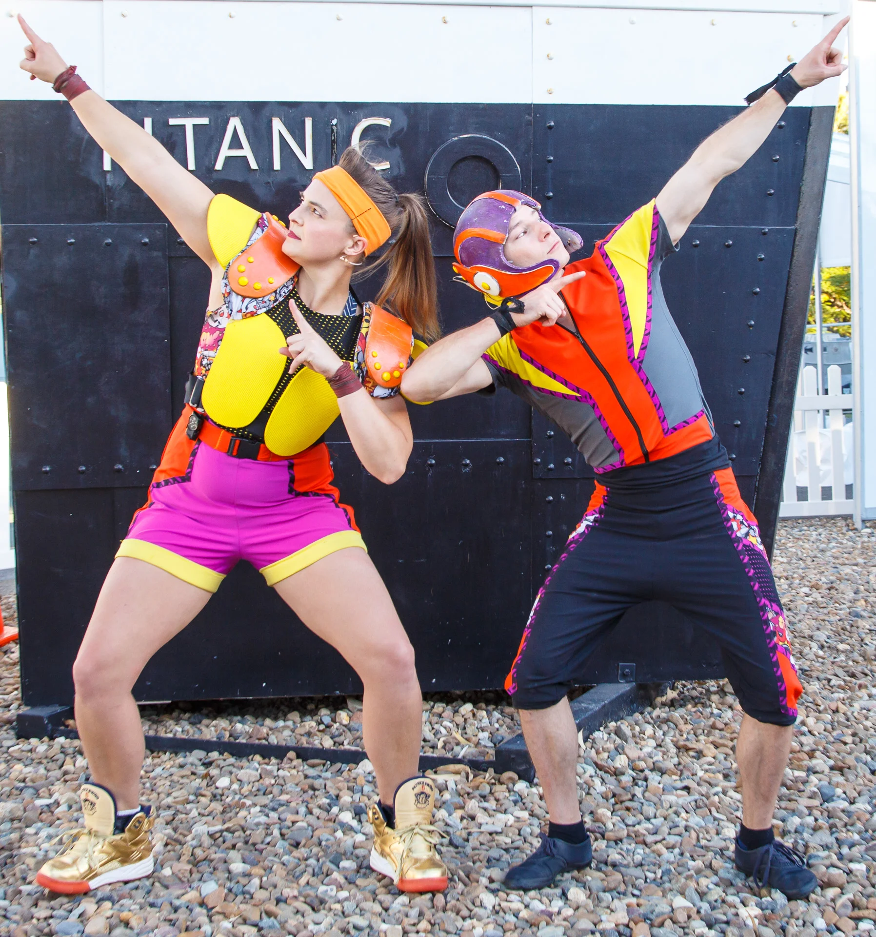 Pictured : Super Circus Squad at the Queensland Maritime Musuem. Picture Credit: Geoff Lawrence, Creative Futures Photography .