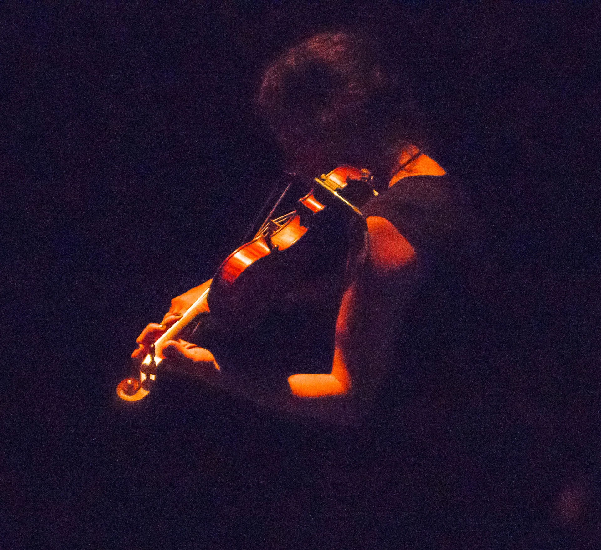 Pictured: Jessica Moss provided a haunting soundtrack Picture credit: Creative Futures Photography.