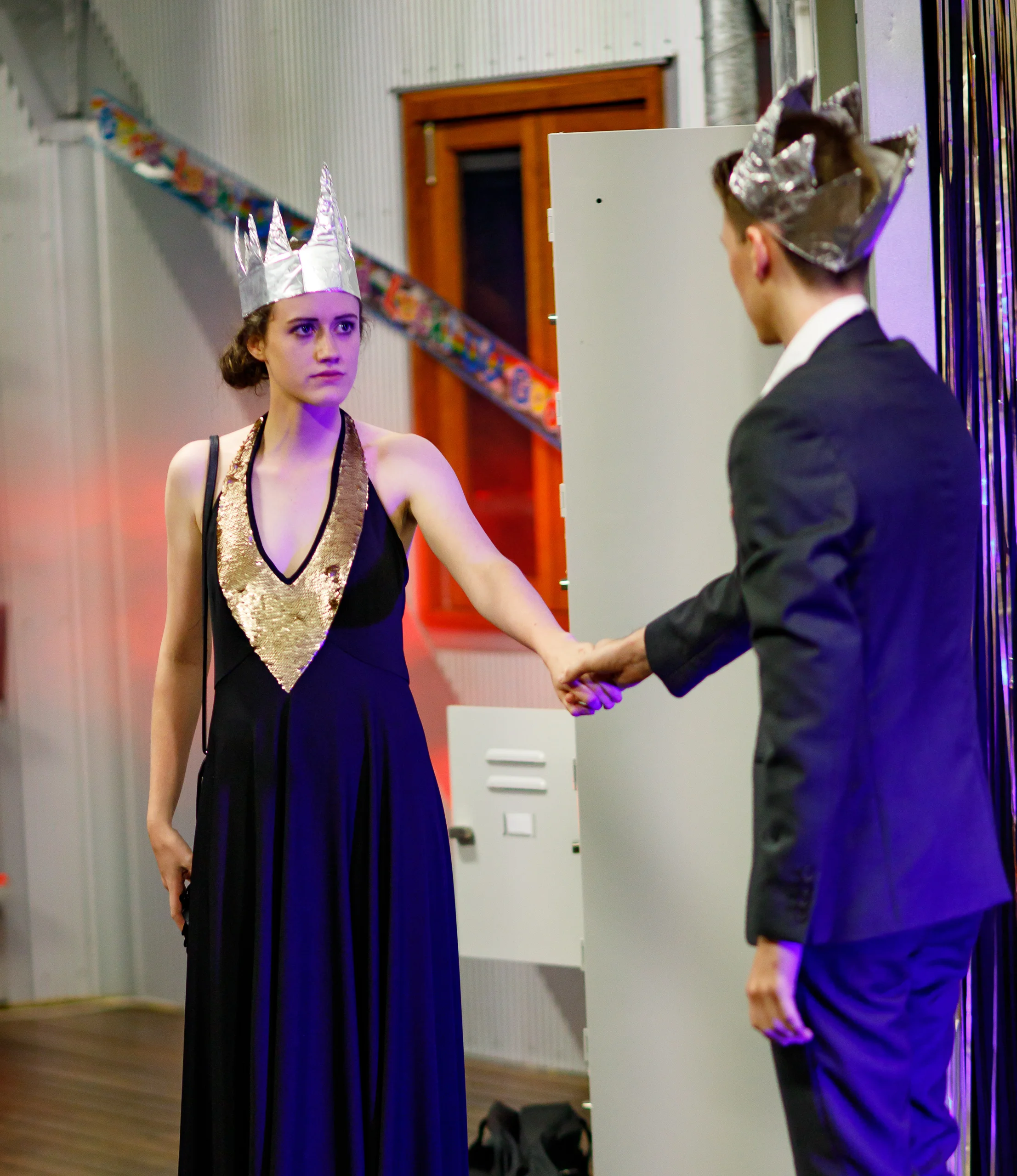 Pictured (L to R): Izzy Cameron and Jordan Jeckells in High Hopes (High School Never Ends: A Double Bill). Picture credit: Creative Futures Photography .