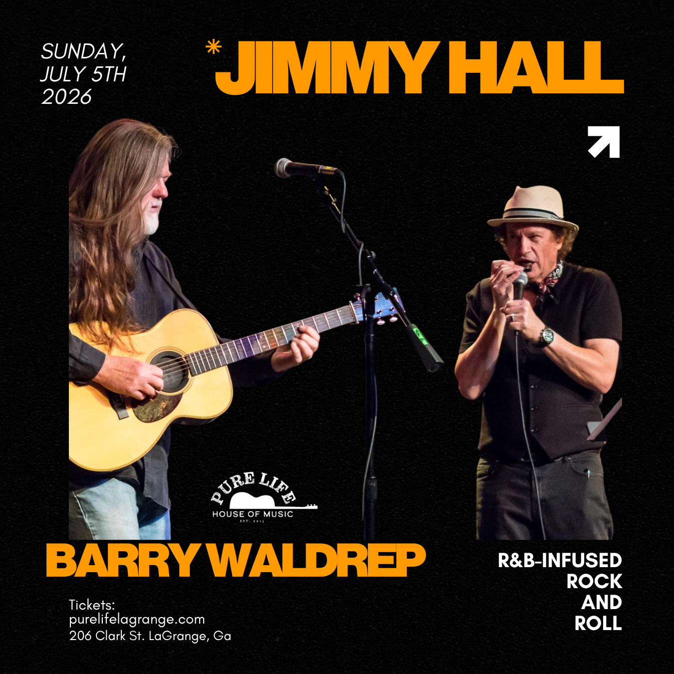 Jimmy Hall with Barry Waldrep