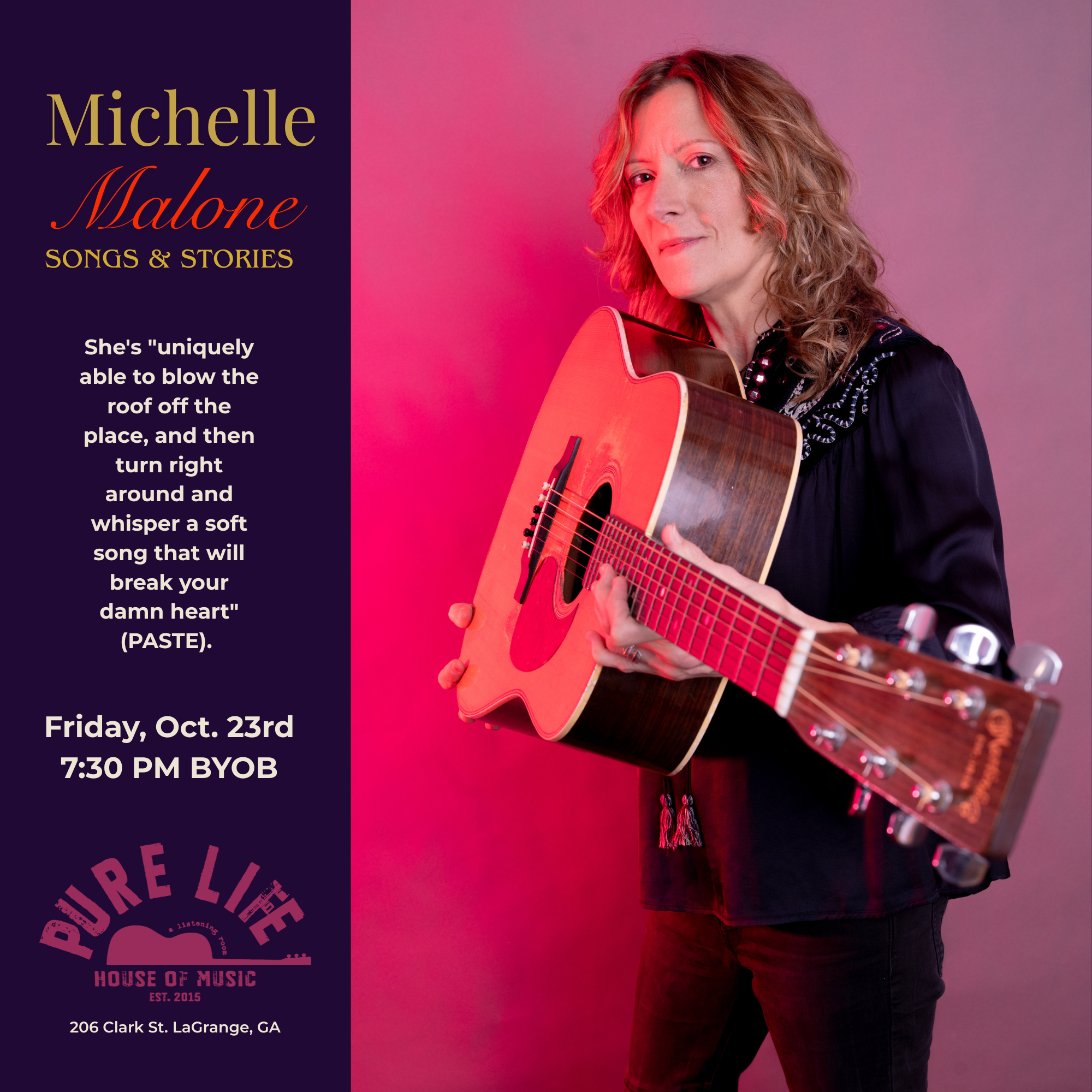 Michelle Malone ~ Songs &amp; Stories