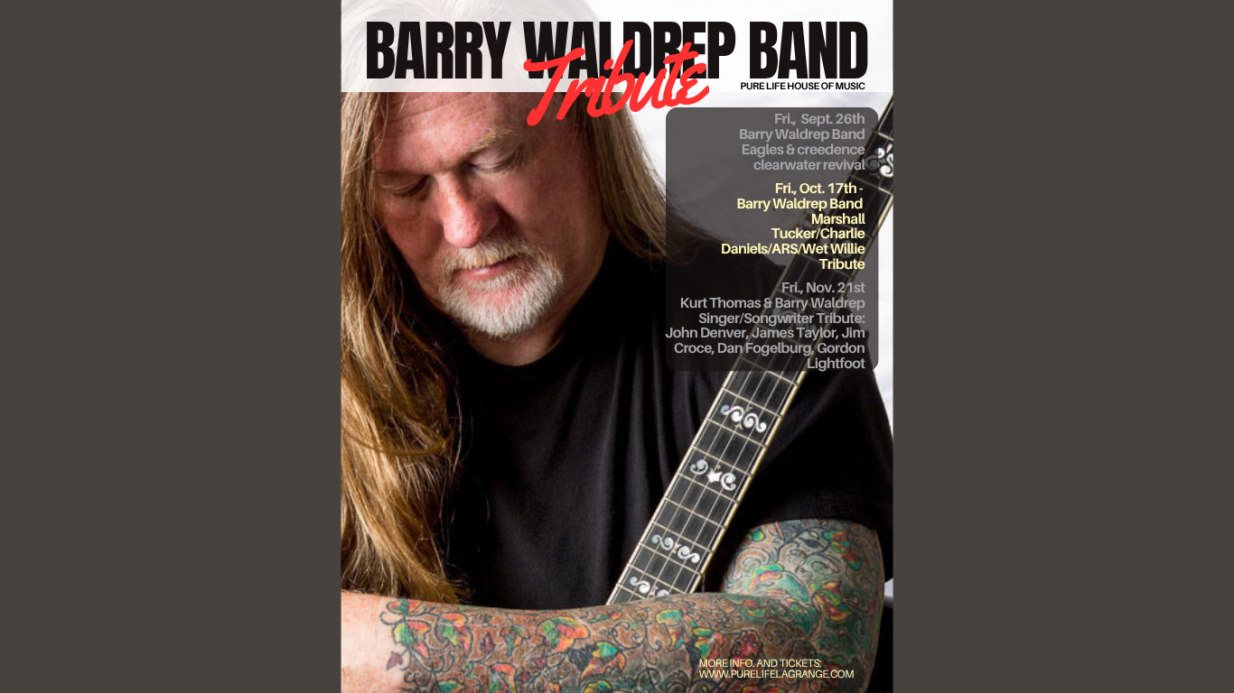 Eagles / Creedence Clearwater Revival Tribute - Barry Waldrep Band Friday, Sept. 26th 7:30 PM