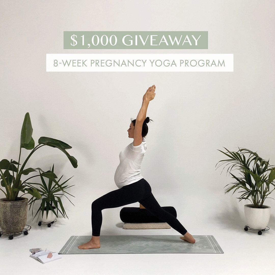 ✨ WIN AN 8-WEEK PREGNANCY YOGA PROGRAM ✨⁠
And promote a healthy happy pregnancy, in both body and mind!
⠀⠀⠀⠀⠀⠀⠀⠀⠀
I'm so excited to be launching my 8-Week Pregnancy Yoga Program. To celebrate, I'm giving away FULL course access to 6 Mummas to be! Wor