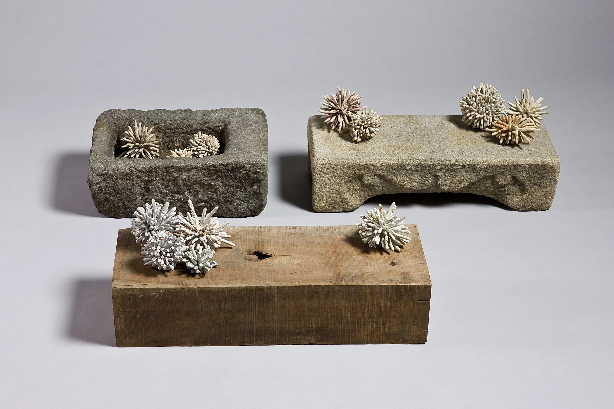  Ceramics, Stone, Wood/170x76x54cm/2012 