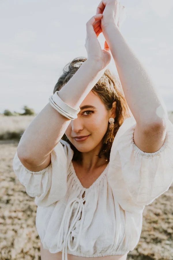 Bangles - Set Of Three + Tusk Earrings
