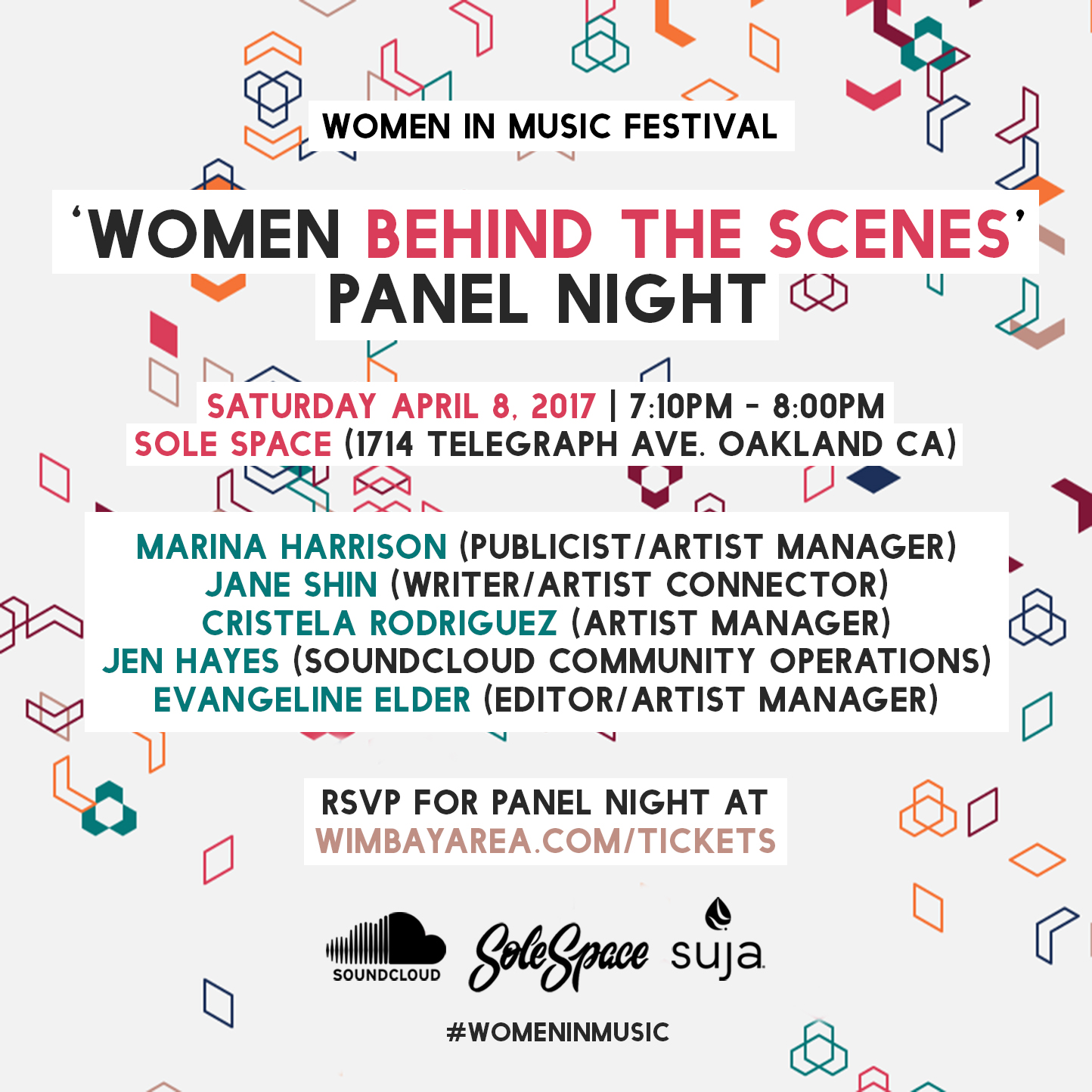Meet the Panelists! "Women Behind The Scenes"