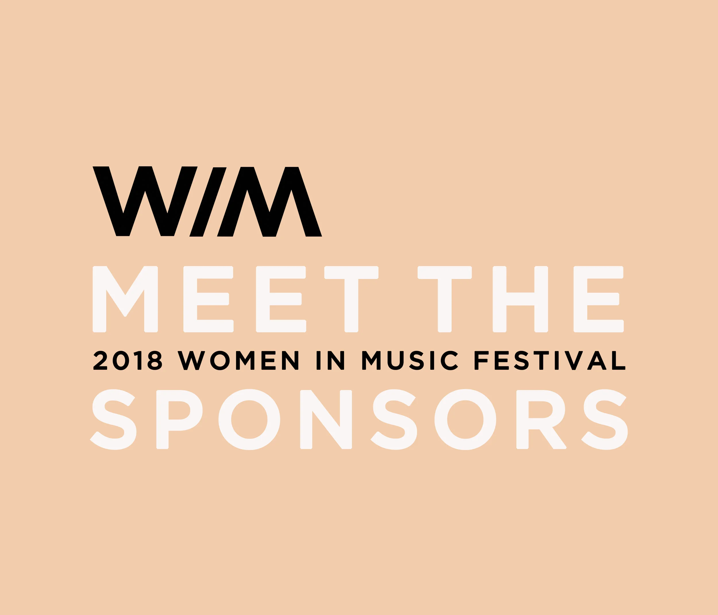 Meet the 2018 WIM Sponsors
