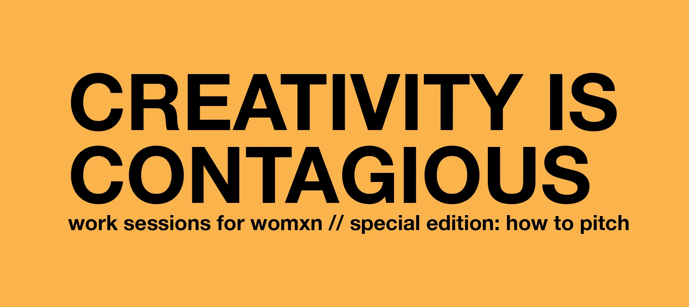 Creativity is Contagious - Elevator Pitch Edition
