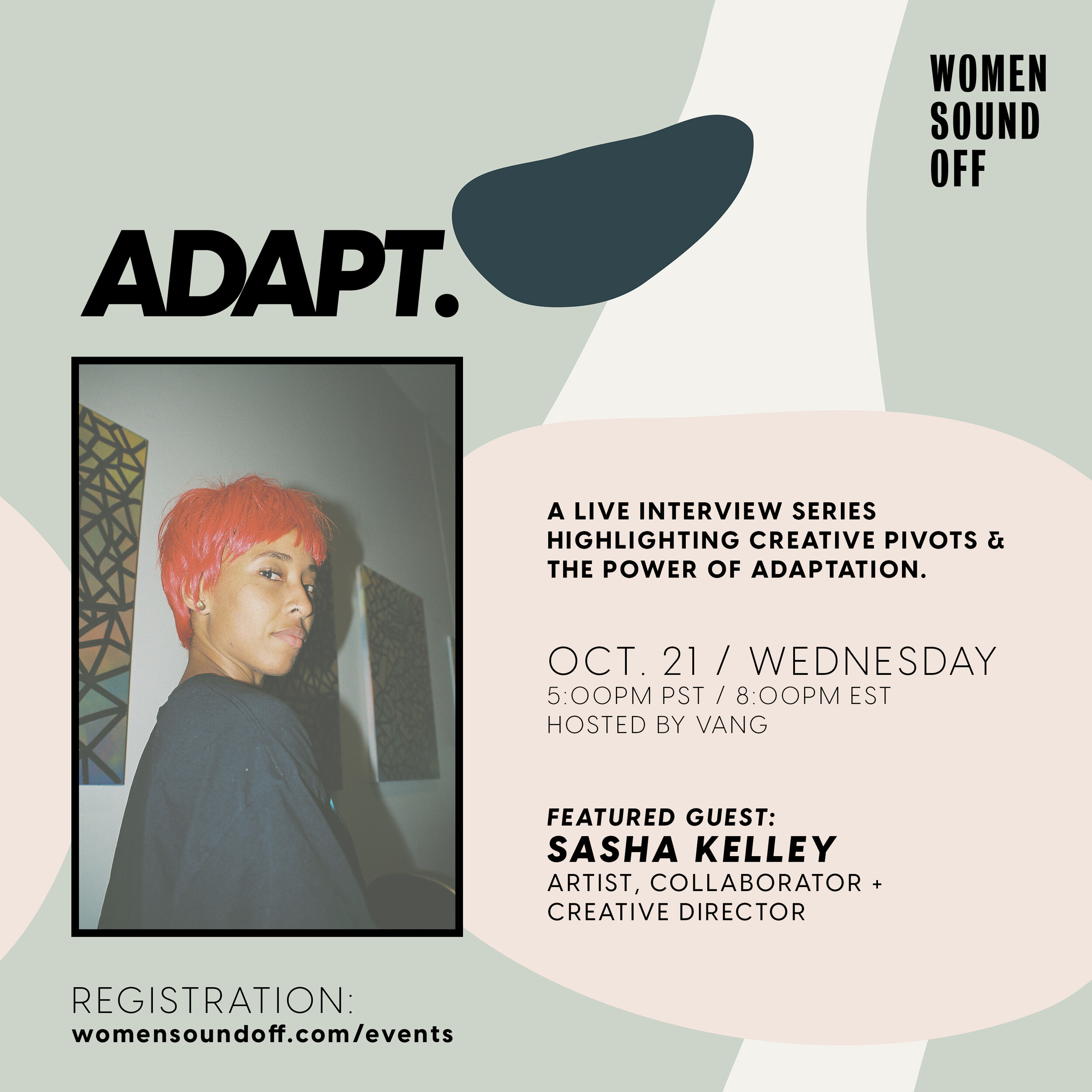 Women Sound Off Presents: ADAPT w/ Sasha Kelley