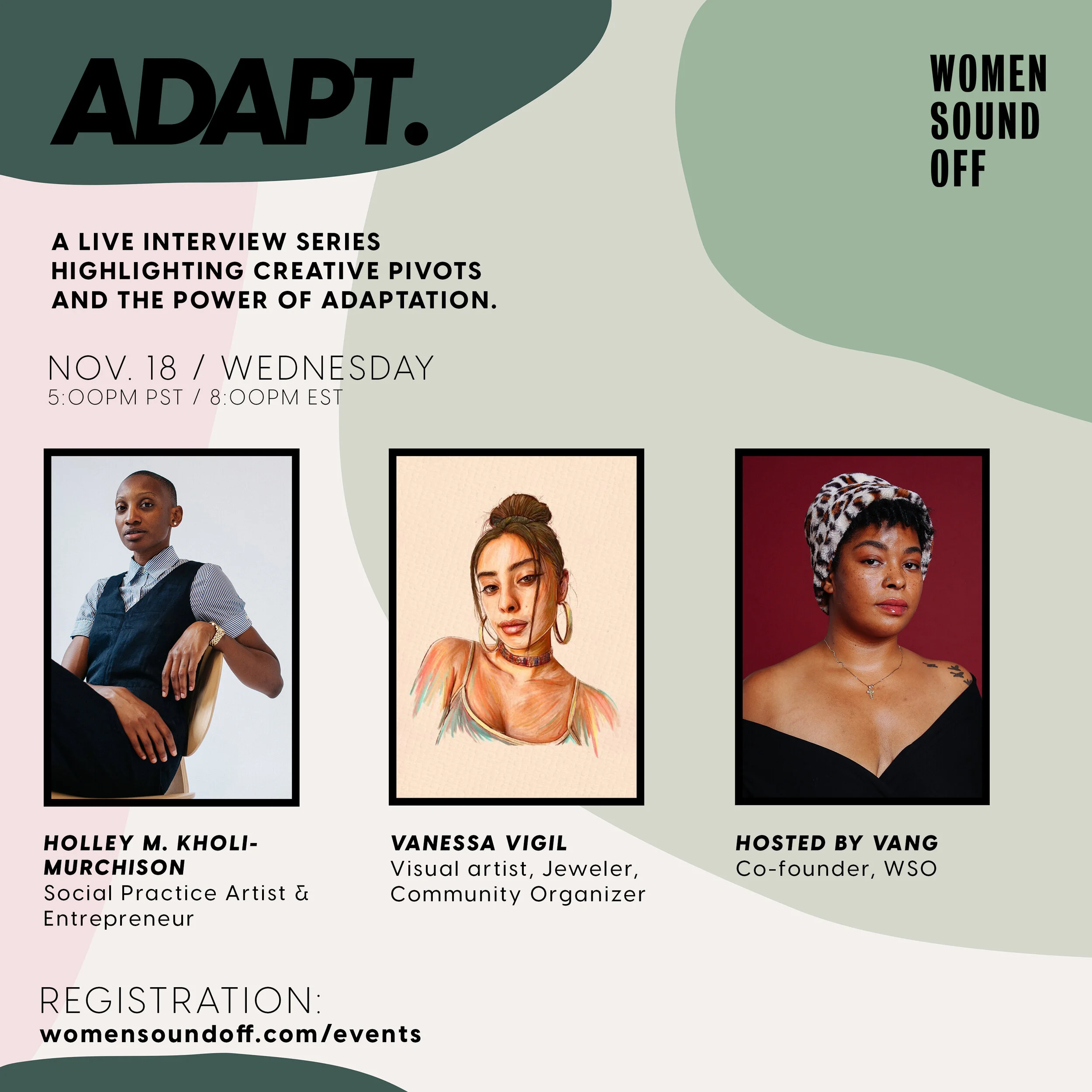 Women Sound Off: ADAPT w/ Holley M. Kholi-Murchison &amp; Vanessa Vigil